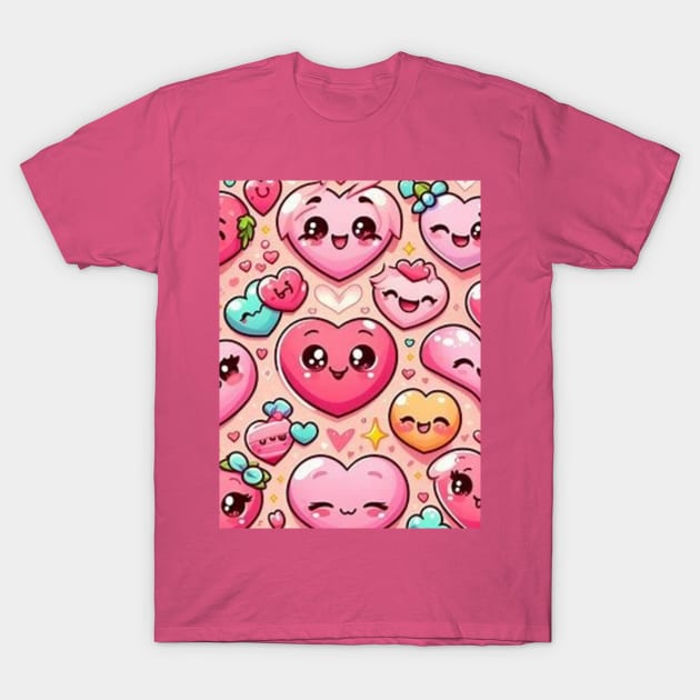Hearts in Harmony T-Shirt by Art2Smart